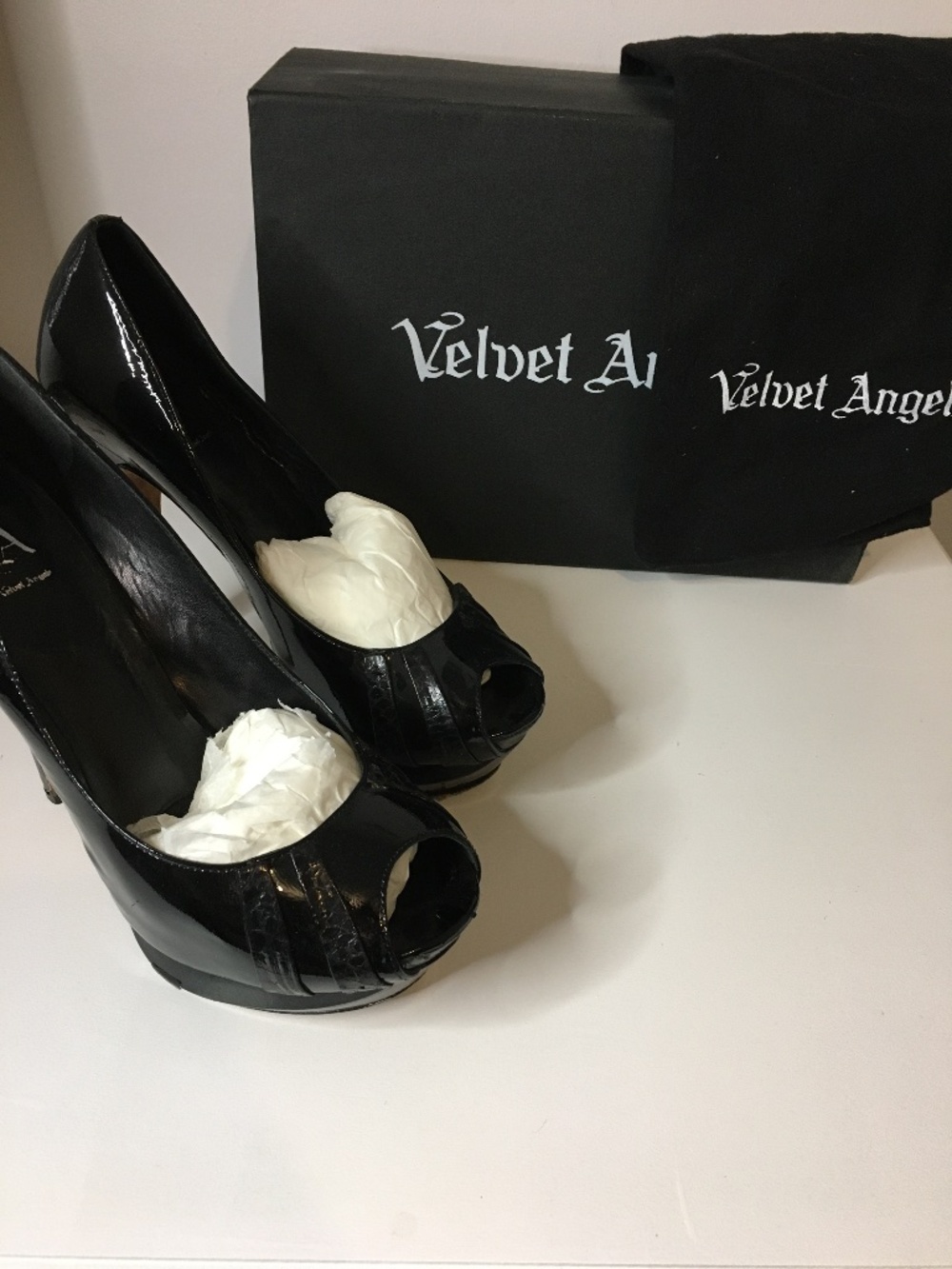 Black Patent high heel